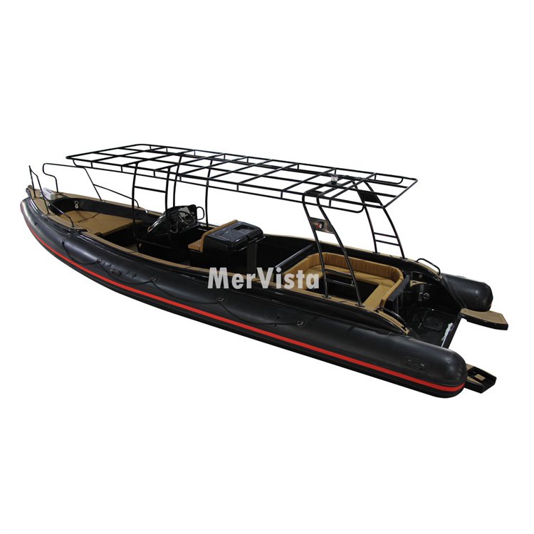 32FT Achilles Hypalon Rib Boat 960 with Fiberglass Hull Bottom for Scuba Diving