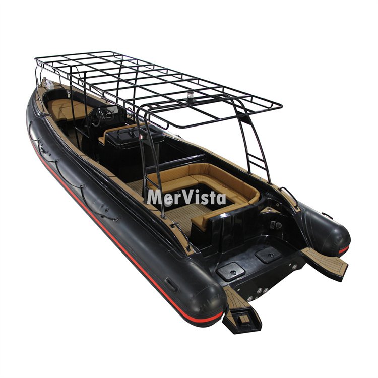 32FT Achilles Hypalon Rib Boat 960 with Fiberglass Hull Bottom for Scuba Diving