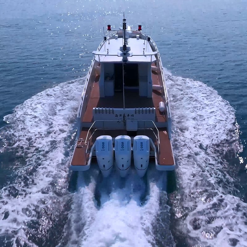17m/56ft Yacht Luxury Aluminum yacht boat With Modern Equipment for Sale