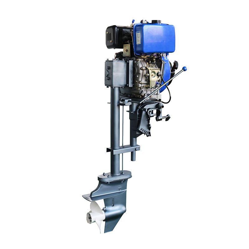 Single Cylinder 4-Stroke Air Cooled 10HP Marine Diesel Engine New Electric Start System for Boat