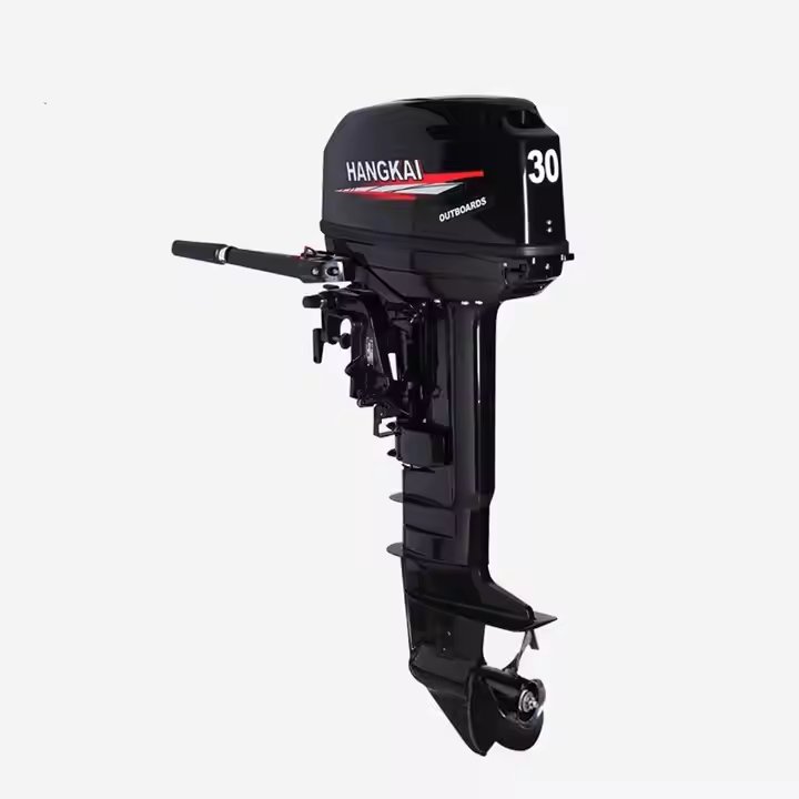 Chinese Factory Direct Sales Hangkai Gasoline Boat Engine 2 Stroke 4hp 6hp 12 hp 18hp 30 hp 40hp Outboard Motor