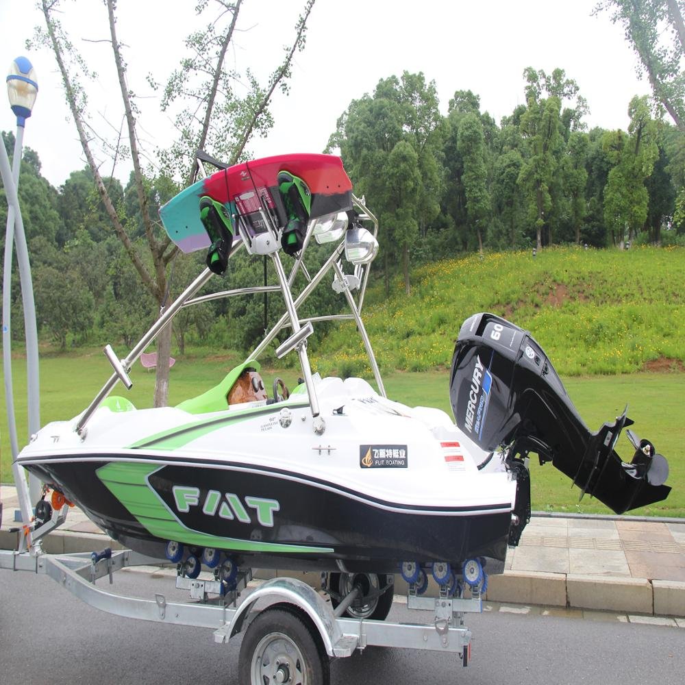 15ft OEM Fiberglass Mini Fishing Boat Outboard Engine