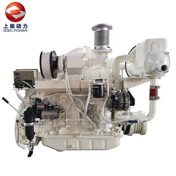 Made in China SDEC 200hp 155kw 6 Cylinder 4 Stroke Marine Inboard diesel Jet Boat Electric Start Engine