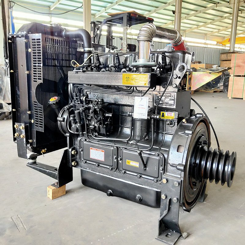 90hp Marine Engine 4 Cylinder Water Cooled Direct Injection Fishing Boat with Tail Mounted ZH4105ZC diesel Engine