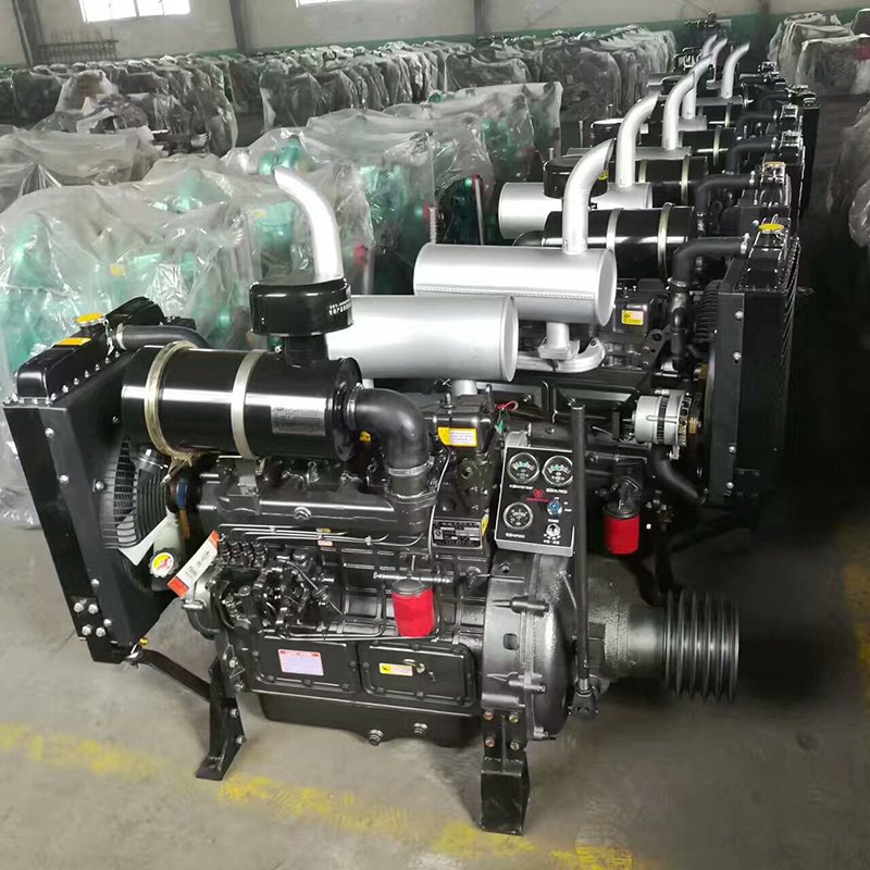 90hp Marine Engine 4 Cylinder Water Cooled Direct Injection Fishing Boat with Tail Mounted ZH4105ZC diesel Engine