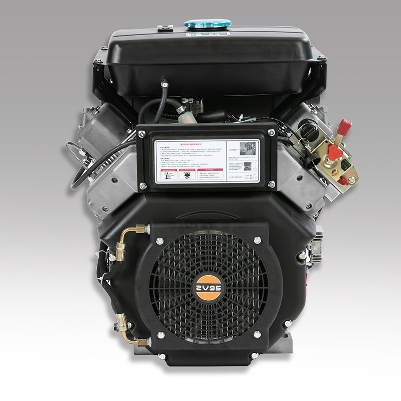 2V95 27HP Power 2-Cylinder 4-Stroke Air-Cooled Diesel Engine for Industrial & Farm Usage Boat Generator Set Used Condition