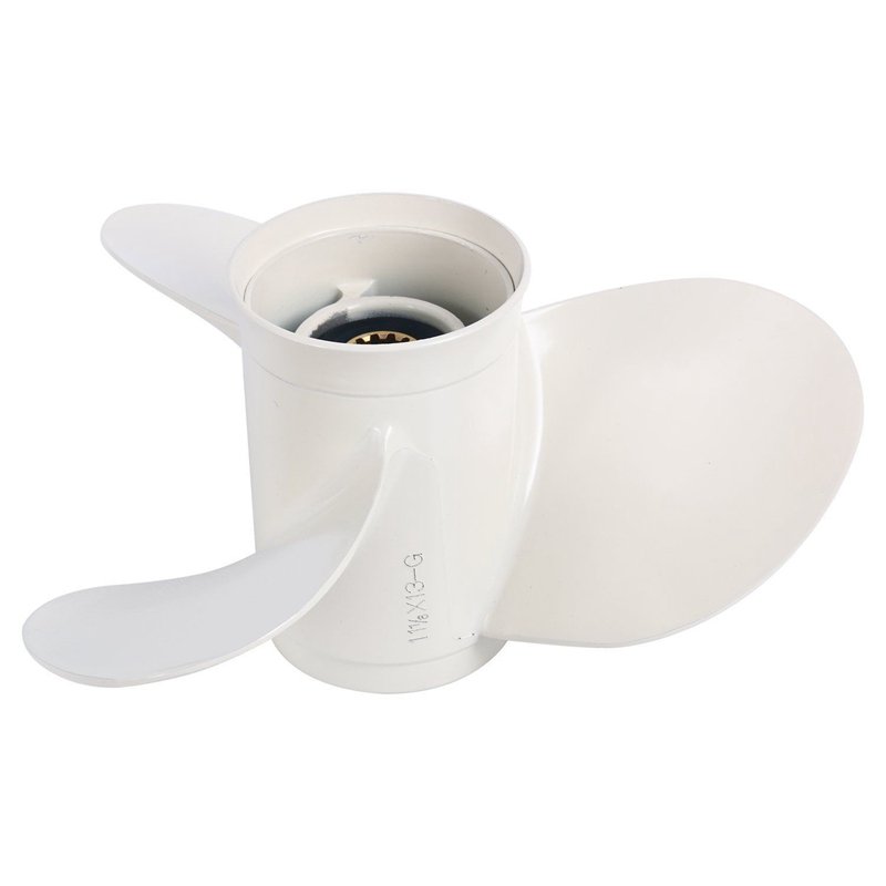 11 1/8 X 13-G New Aluminum Alloy 3 Blade Outboard Propeller for Yamaha 40-60Hp