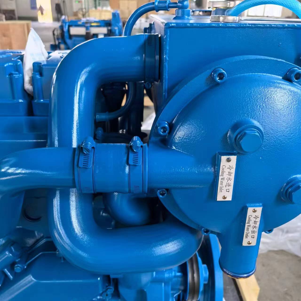 Best Price 500hp 1800rpm Electric Boat diesel Marine Engine with Gearbox