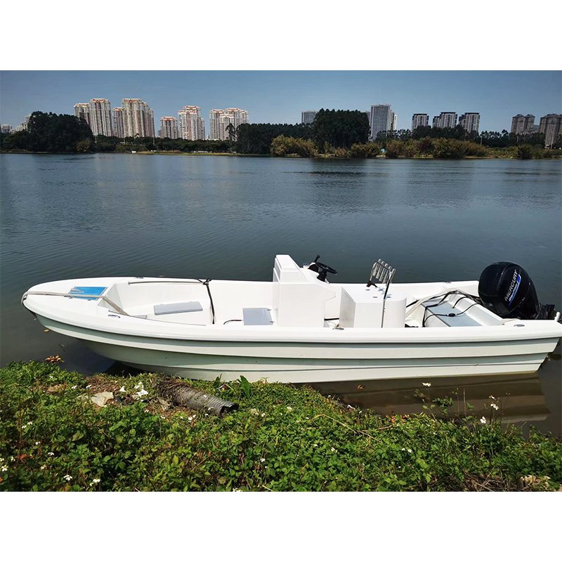 2025 New Direct Factory 23ft Fiberglass Boat Hot Selling With T Top Outboard Engine for Tuna Fishing
