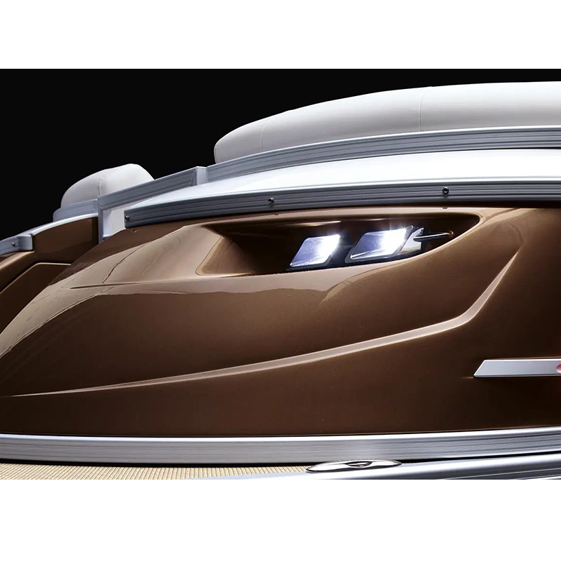 Party Boat Pontoon 6 Person Speed Boat Private Luxury Yacht Luxury Tritoon Fiberglass Aluminium Boat with Engine
