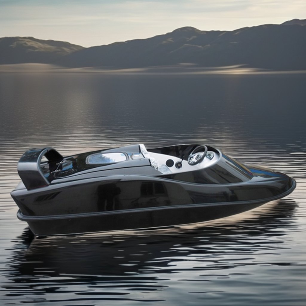 HISON Mini Yacht RC Jet Boat-J2 Inboard Fiberglass Speed Boat With High Speed Engine
