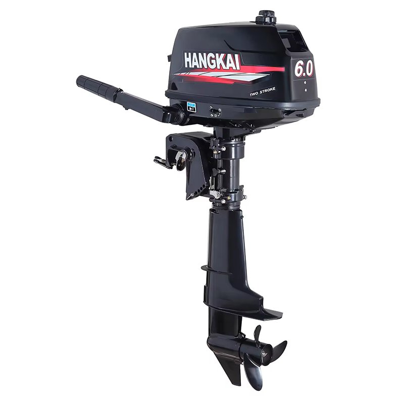 HangKai Short 6hp Outboard Motor Outboard Motor 4stroke 6hp on Board Boat Engine