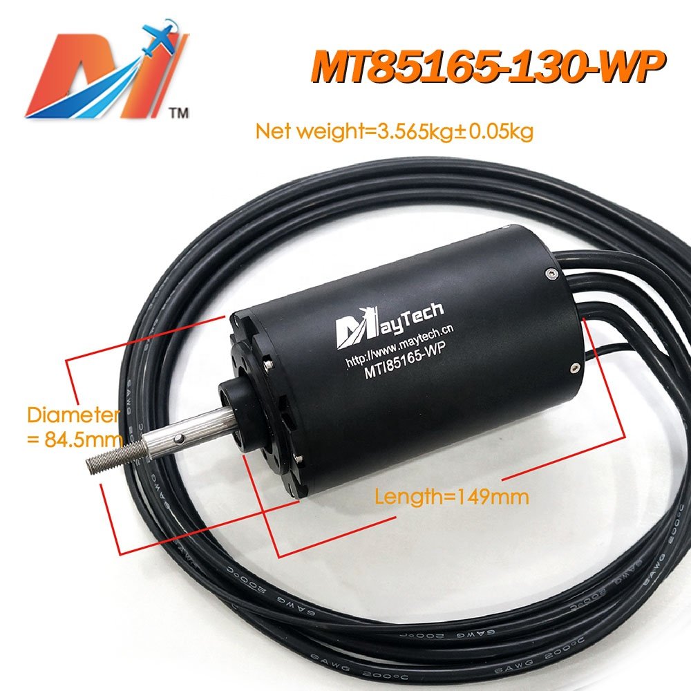Maytech Electric Hydrofoil 85165 130KV Inrunner Waterproof Motor for Surf Hydrofoil Boat Surfing Sea Scooter Efoil Surfboard