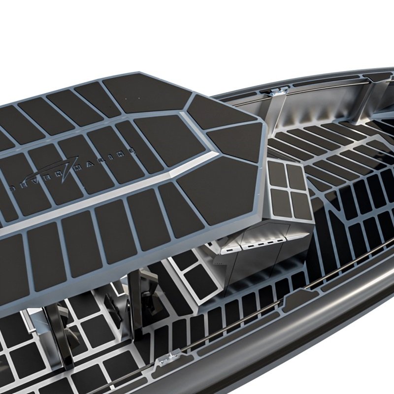 Luxury Style Rhib Yacht with Hard Tube CE Certified Aluminum RIB Boat for Leisure with Outboard Engine