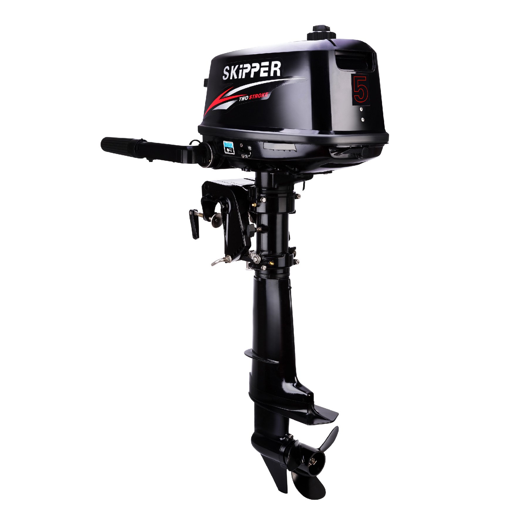 Skipper High Quality 5hp Outboard Motor 2 Stroke Long Shaft Outboard Boat Engine