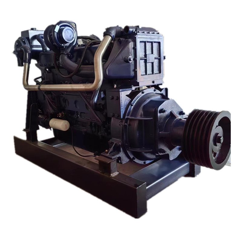 Custom Made 400hp 2100rpm WD12 Marine Inboard diesel Engine with Hydraulic Pump Be Used for Dredge Pump