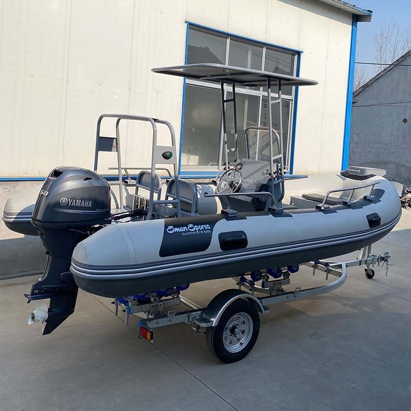 High Performance RIB 490 Aluminum Boat RIB Inflatable PVC Boat Rib Boat for sale