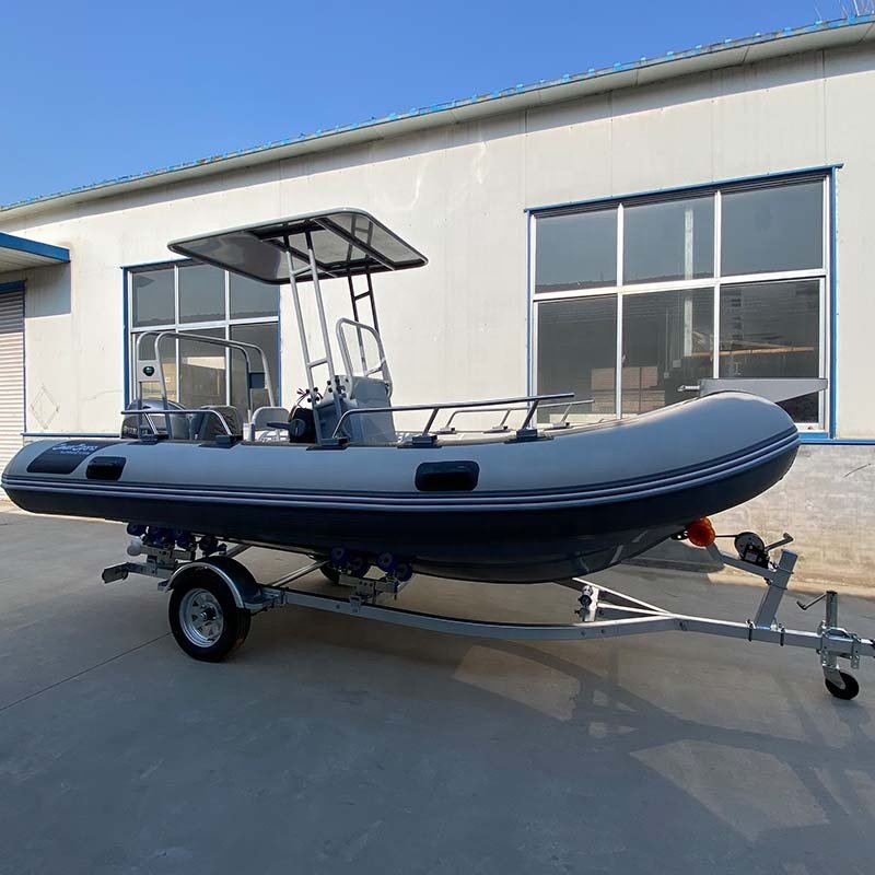 High Performance RIB 490 Aluminum Boat RIB Inflatable PVC Boat Rib Boat for sale