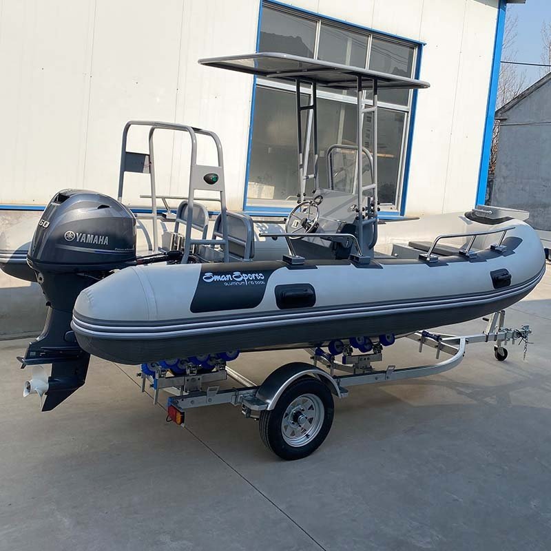 High Performance RIB 490 Aluminum Boat RIB Inflatable PVC Boat Rib Boat for sale