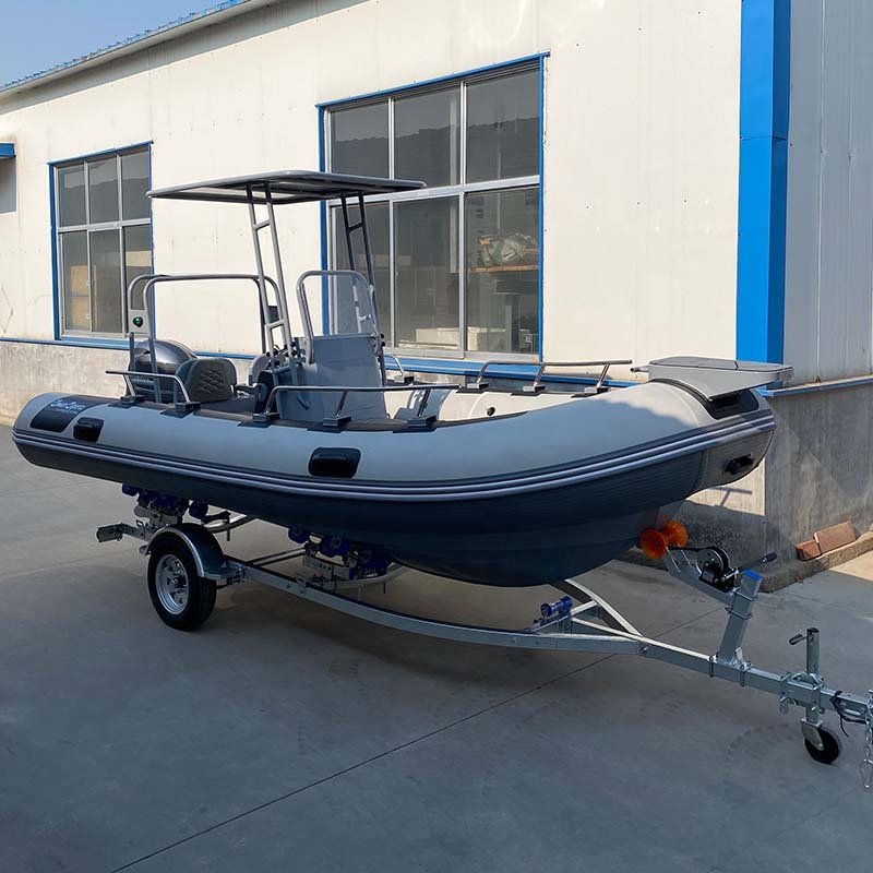 High Performance RIB 490 Aluminum Boat RIB Inflatable PVC Boat Rib Boat for sale