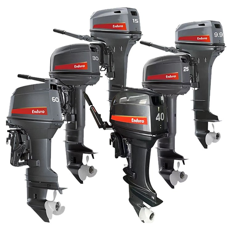2024 Hot Selling 2 Stroke 15hp 6b4 Boat Engine Yamahas Manual Tilt Gasoline Outboard Engine Boat Motor