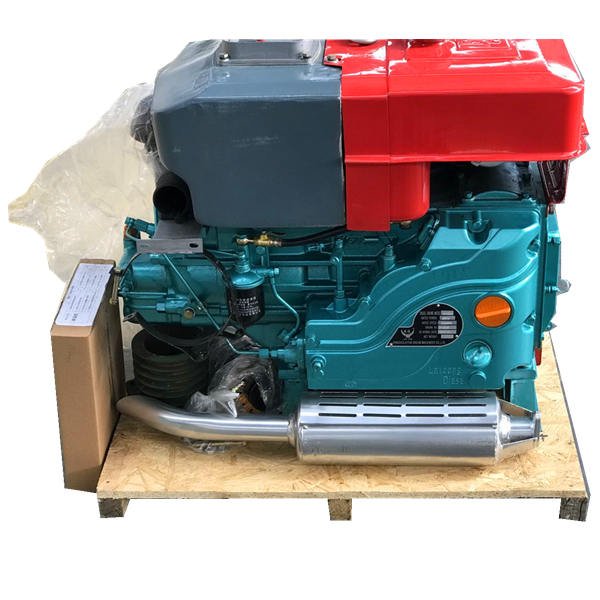 Single Cylinder 30HP Diesel Marine Engine Water-Cooled for Industrial Construction Farm Boat Usage Electric Start Gearbox Core