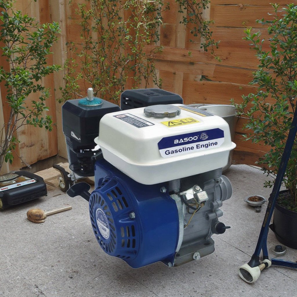 New Used 212cc Gasoline Engine Go Kart 6HP Petrol Garden Tool Recoil Start Pump Gearbox Core Components Machinery Boat Machinery Engines