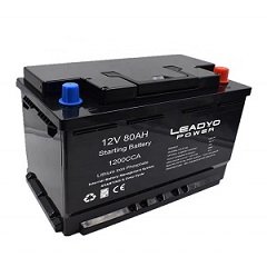 12V 20Ah 400CCA Boat Cranking Lithium Battery 40ah 50ah 90ah 100ah 1200CCA Lifepo4 Car Start-stop Automotive Starter Batteries