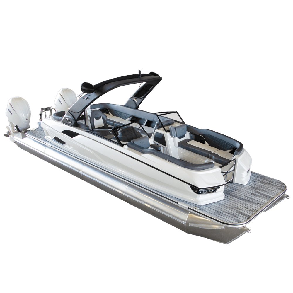 Wholesale Customized Aluminum Pontoon Boat for Fishing Cruising Party Leisure Made in China Factory With Outboard Engine