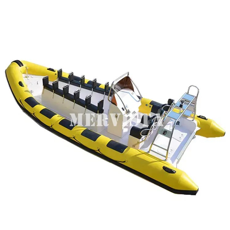 Chinese Supplier Widely Used Small Speed Boats Used Small Engine Yacht Taxi Boat 700 for Sale