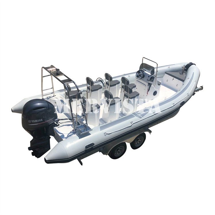 Chinese Supplier Widely Used Small Speed Boats Used Small Engine Yacht Taxi Boat 700 for Sale