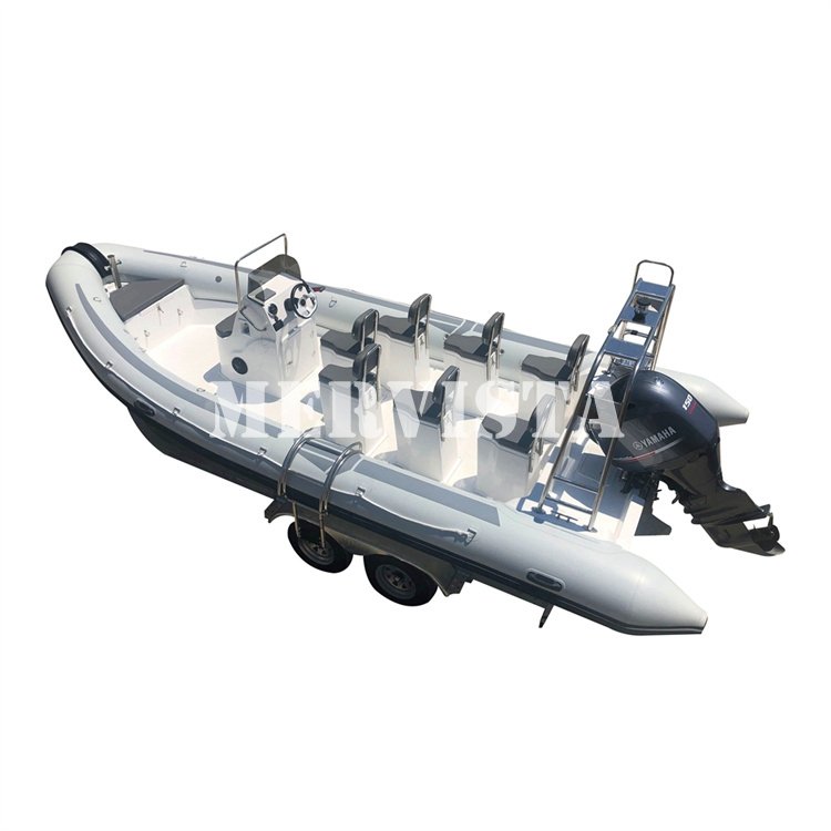 Chinese Supplier Widely Used Small Speed Boats Used Small Engine Yacht Taxi Boat 700 for Sale