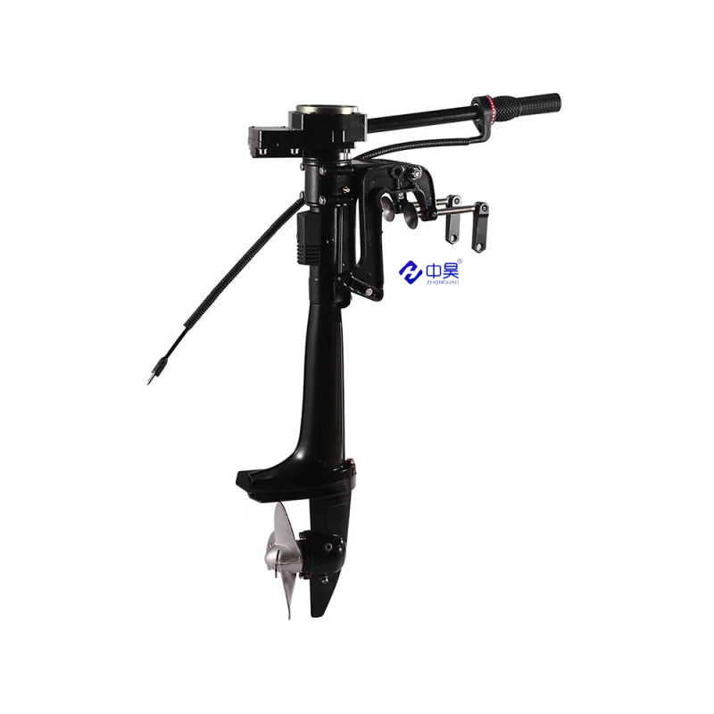 SOLAR MARINE Outboard Gasoline Motor 4 Stroke 4HP Air-cooled Engine with Transom Mount for Inflatable Boat Kayak