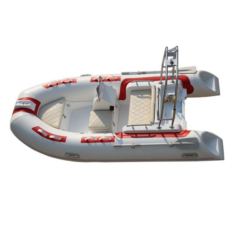 High-Speed 360 Orca Hypalon Aluminum Rigid Hull Rib Boat Best Selling PVC Inflatable Fishing Boat Engine Combo Set for Drifting