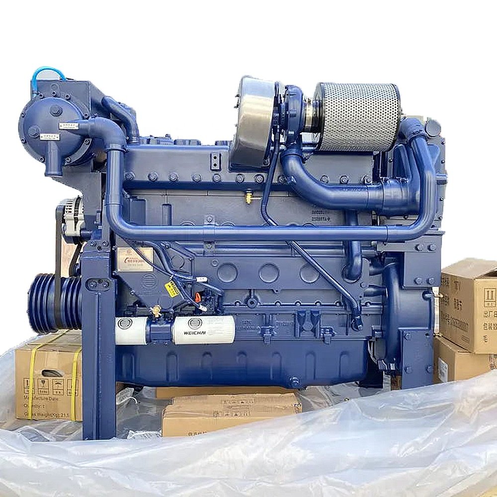 In Stock NEW Weichai WD12 Marine Engine 400HP 2100RPM Marine Diesel Engine WD12C400-21 Inboard Engine Boat