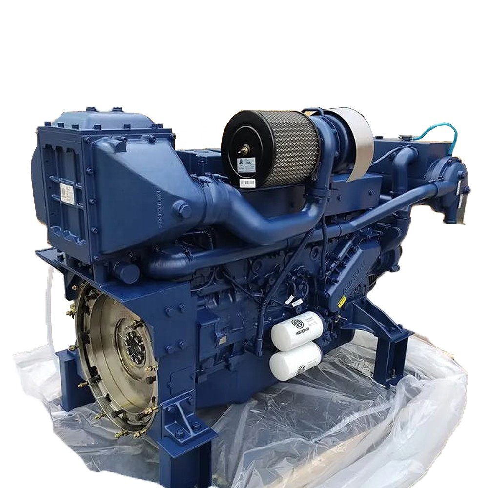 In Stock NEW Weichai WD12 Marine Engine 400HP 2100RPM Marine Diesel Engine WD12C400-21 Inboard Engine Boat