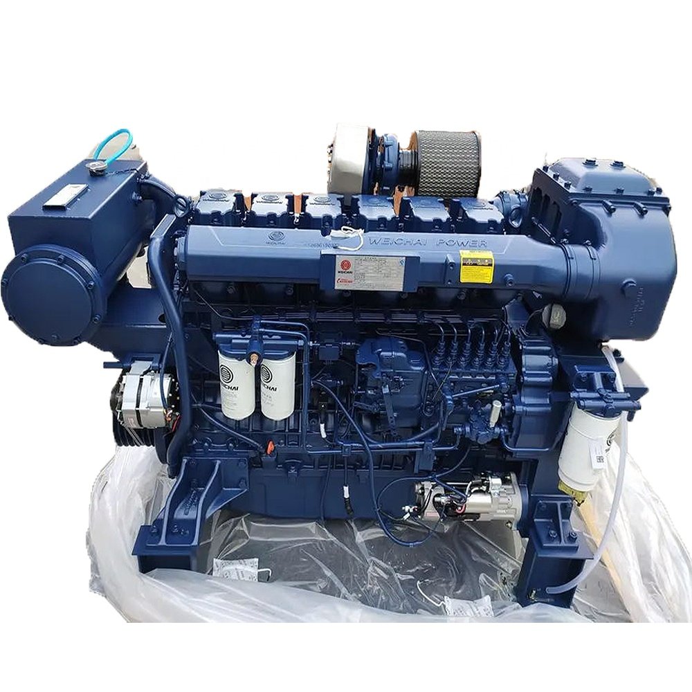 In Stock NEW Weichai WD12 Marine Engine 400HP 2100RPM Marine Diesel Engine WD12C400-21 Inboard Engine Boat