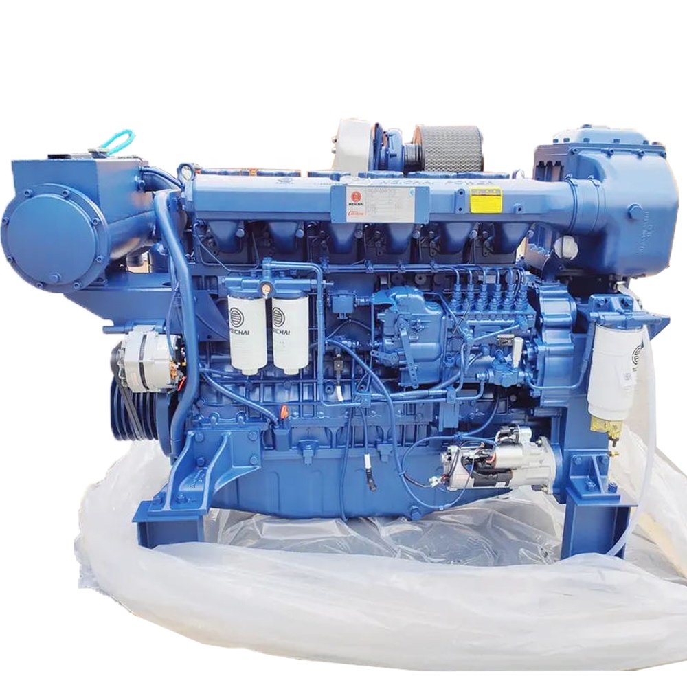 In Stock NEW Weichai WD12 Marine Engine 400HP 2100RPM Marine Diesel Engine WD12C400-21 Inboard Engine Boat