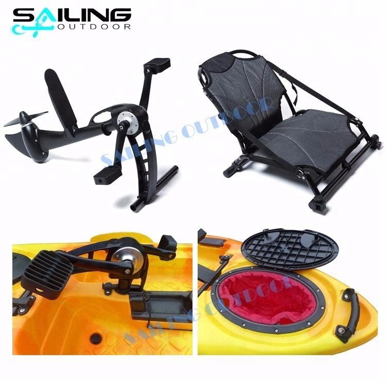 Sailing Outdoor Propel Pedales Motor System Power for Fishing Boat With Foot Drive Pedal Propeller for Sale(Not the Whole Kayak)