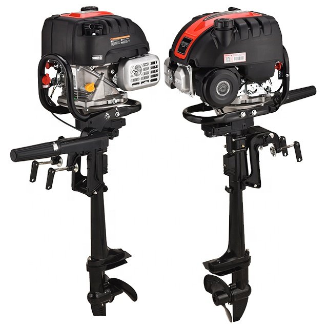 New 5.5HP 4KW 4 Stroke Outboard Motor Gasoline Fuel Boat Engine for Sale