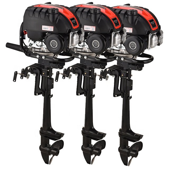 New 5.5HP 4KW 4 Stroke Outboard Motor Gasoline Fuel Boat Engine for Sale