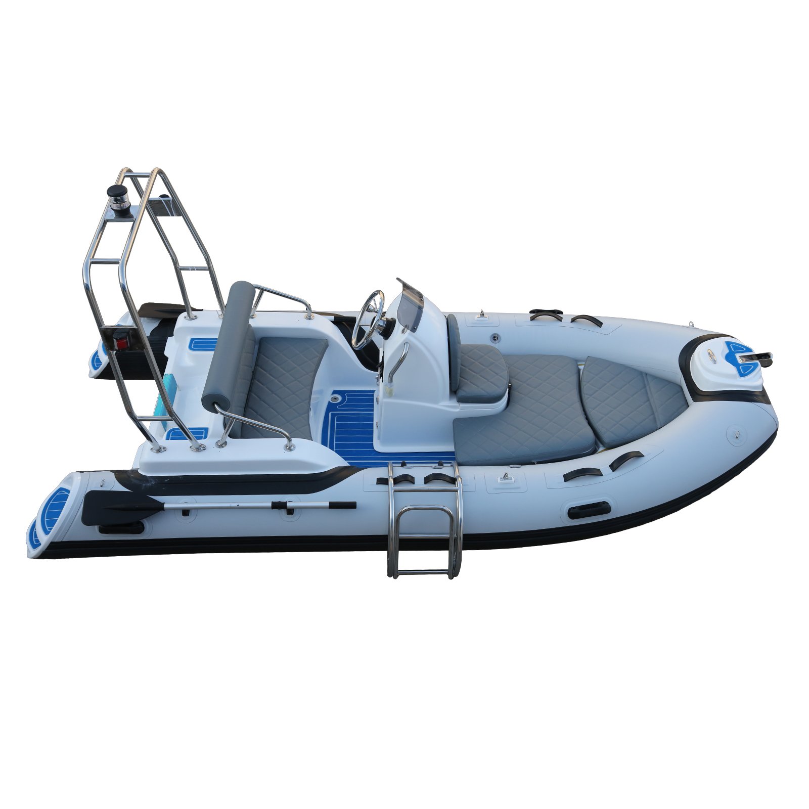 CE Certified 3.9m RIB Hypalon Tube China's Inflatable Fishing Speed Sailing Boat Engine Drifting Rowing Sport PVC Fiberglass