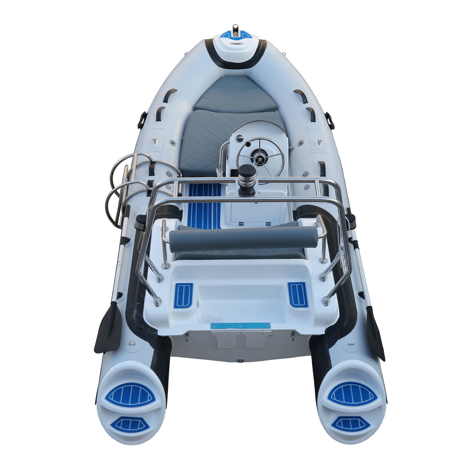 CE Certified 3.9m RIB Hypalon Tube China's Inflatable Fishing Speed Sailing Boat Engine Drifting Rowing Sport PVC Fiberglass