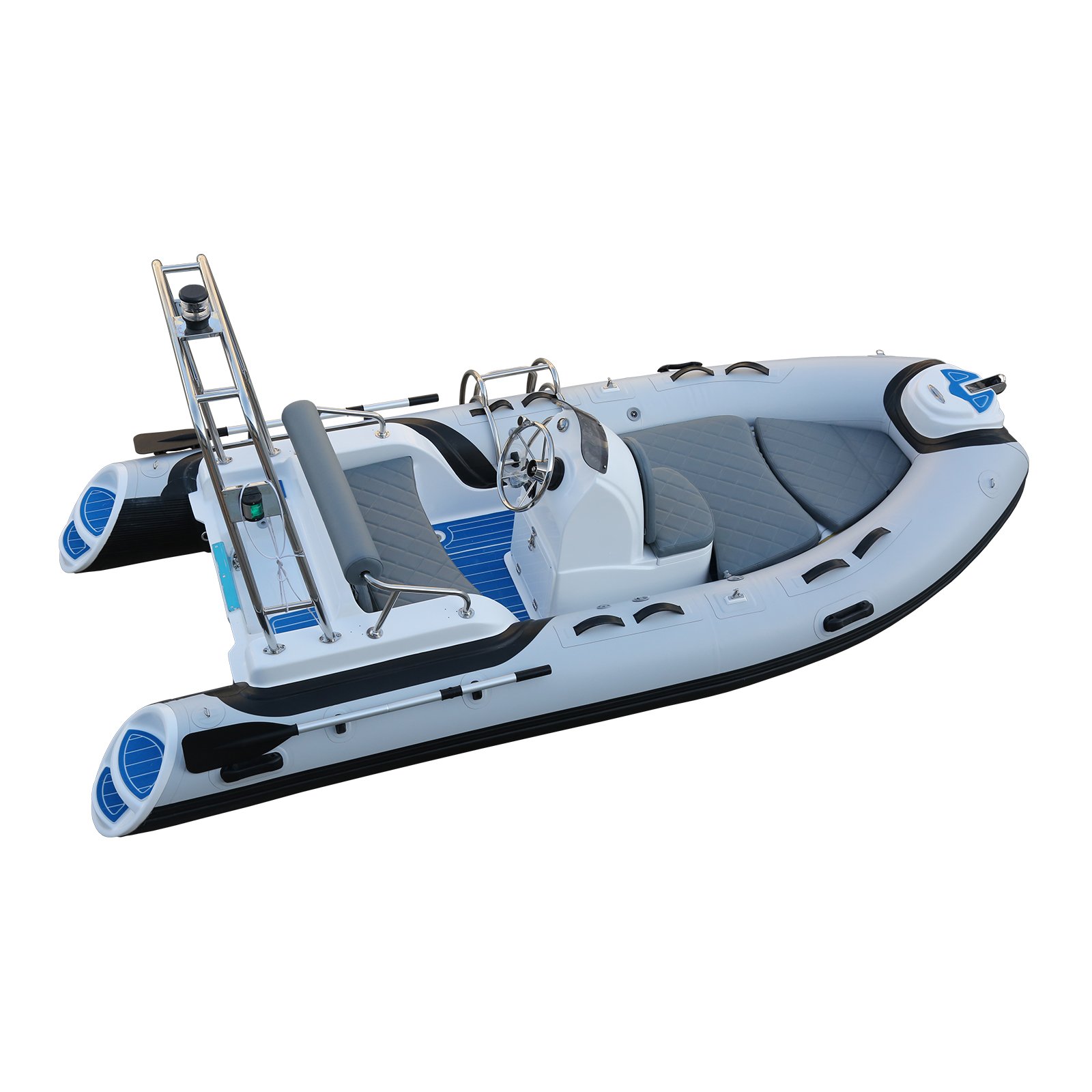 CE Certified 3.9m RIB Hypalon Tube China's Inflatable Fishing Speed Sailing Boat Engine Drifting Rowing Sport PVC Fiberglass