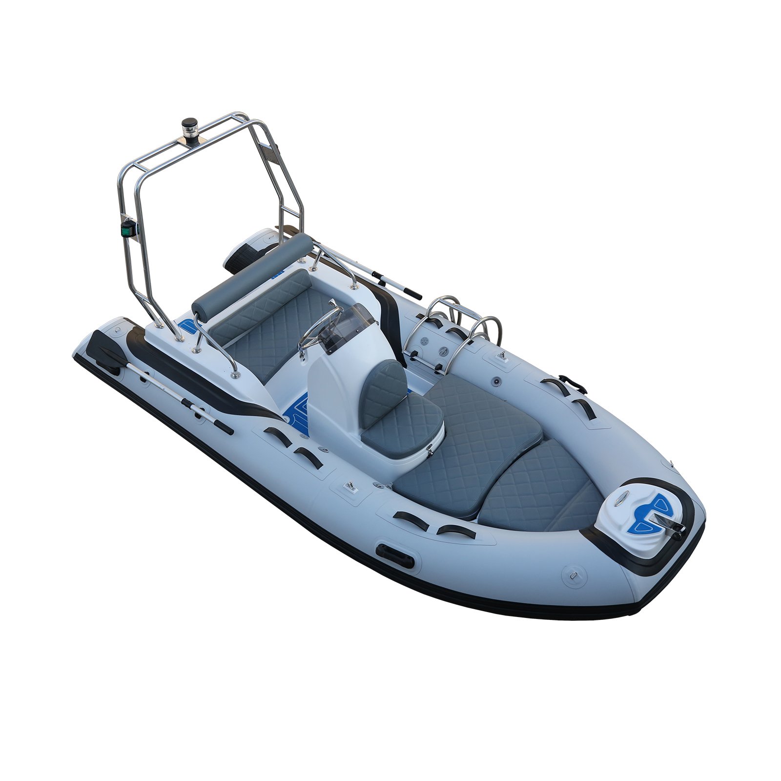 CE Certified 3.9m RIB Hypalon Tube China's Inflatable Fishing Speed Sailing Boat Engine Drifting Rowing Sport PVC Fiberglass
