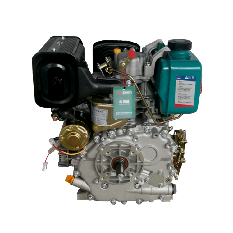 High Quality Four-Stroke Small Single Cylinder 10HP Diesel Engine R190 for Agriculture Machinery 7KW