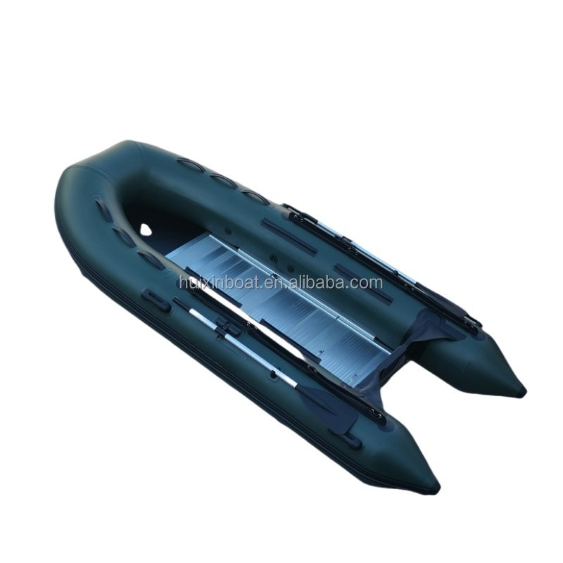 Huixin Inflatable Rowing Boat 2.7m-6.5m PVC Hypalon Aluminium Sailboats with Outboard Engine for Lake Usage Cheap Sailboats Sale