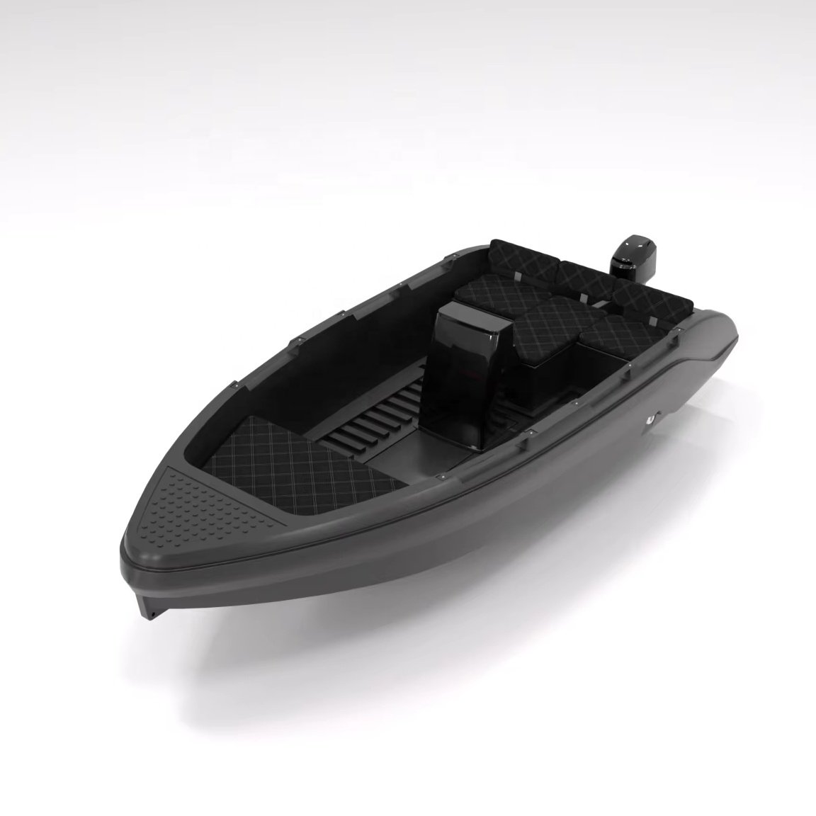 Eco-Friendly 4.5M/4.9M HDPE Marine-Grade Rescue Craft Custom Colors Rotomolded Fishing Boat Sustainable Yacht
