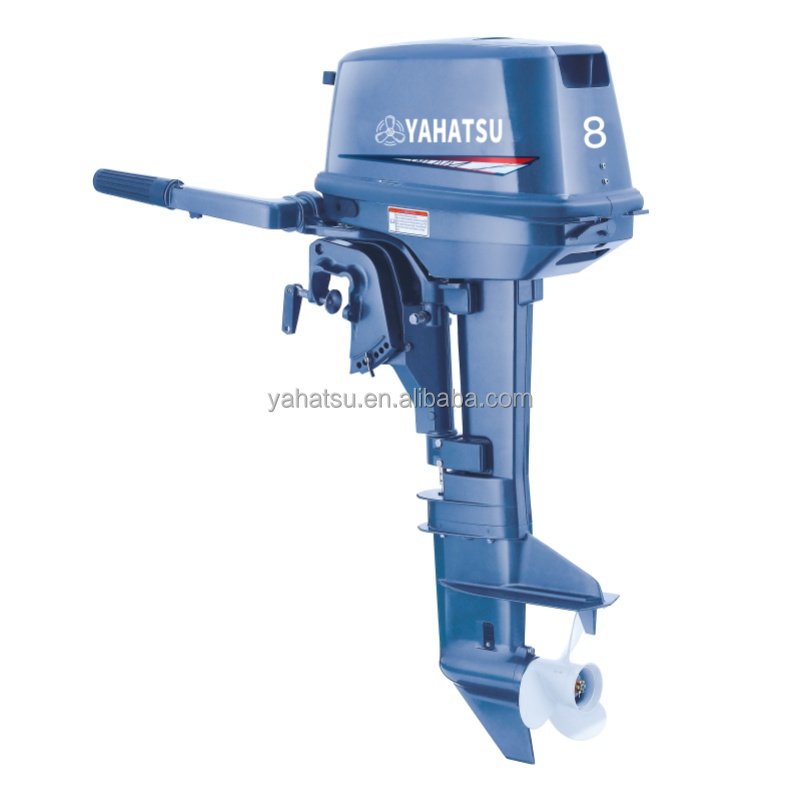 YAHATSU Outboard Engine 2 Stroke 8hp Outboard Motor for Fisherman Compatible with Original YAMAHA Boat Motor and Spare Parts