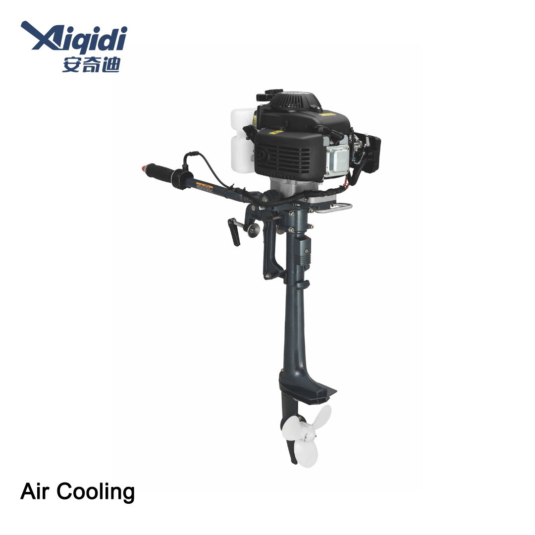 AIQIDI Air-cooled Outboard Motor 1.45KW Boat Engine 4-Stroke Outboard Engine XW4A-4